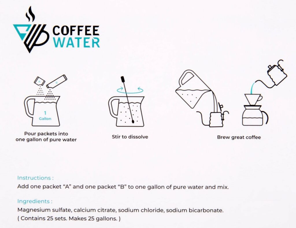Coffee Water makes the best water for coffee, even better than Third Wave Water.